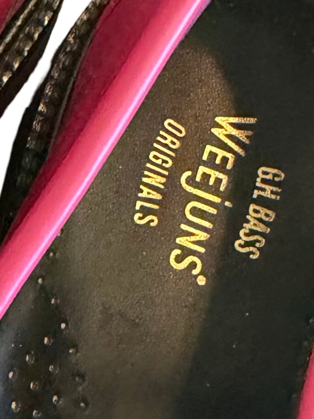 G.H. Bass Weejuns Originals Whitney Candy Lug Loafers Shoes Bright Pink Size 8.5 - Picture 12 of 12